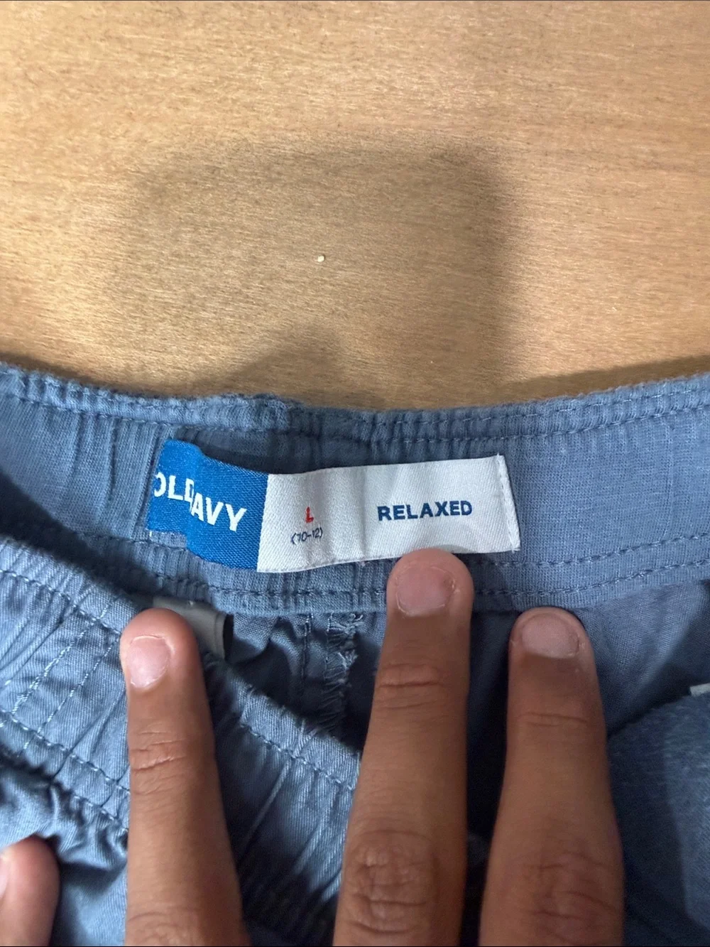 Old Navy Blue shorts size L 10-12Y